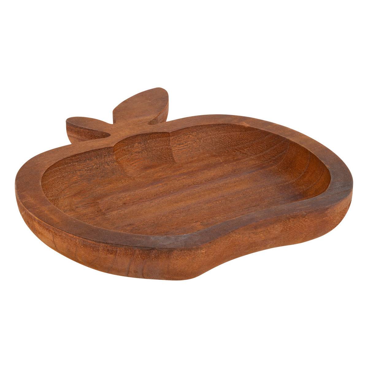 Atmosphera - Coupelle Vide-poche Pomme en Bois 20 x 22 cm - Imagen 1
