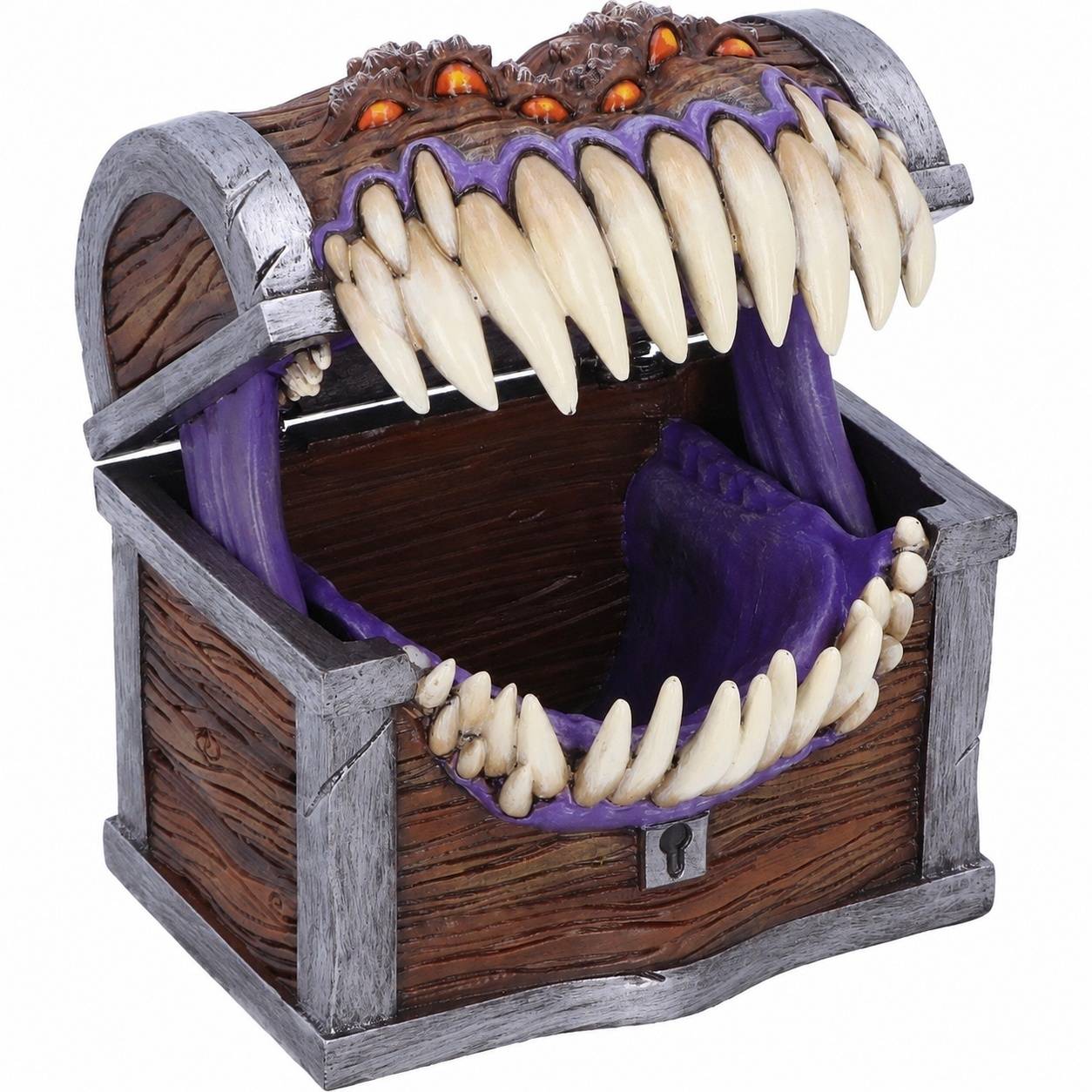 Boîte de Rangement pour Dés Mimic Officielle Dungeons & Dragons Peinte Main Résine - Image 1