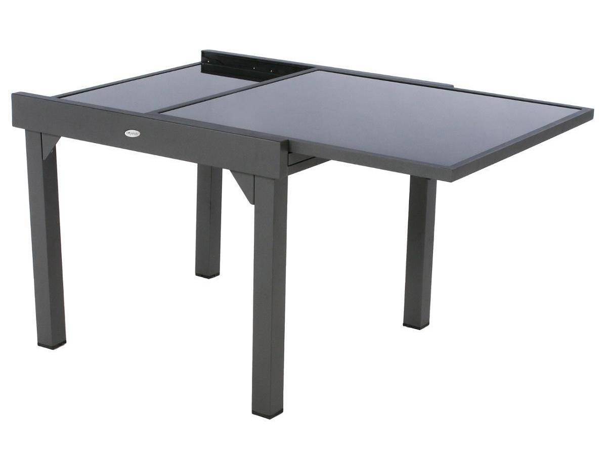 Hesperide - Ensemble repas table extensible carrée en verre + 8 fauteuils - Piazza - Hespéride - Image 5
