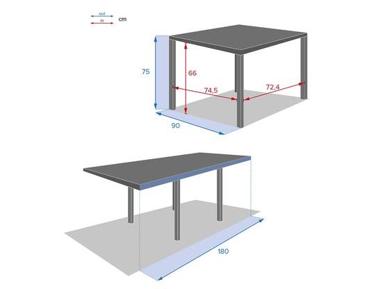 Hesperide - Ensemble repas table extensible carrée en verre + 8 fauteuils - Piazza - Hespéride - Image 6