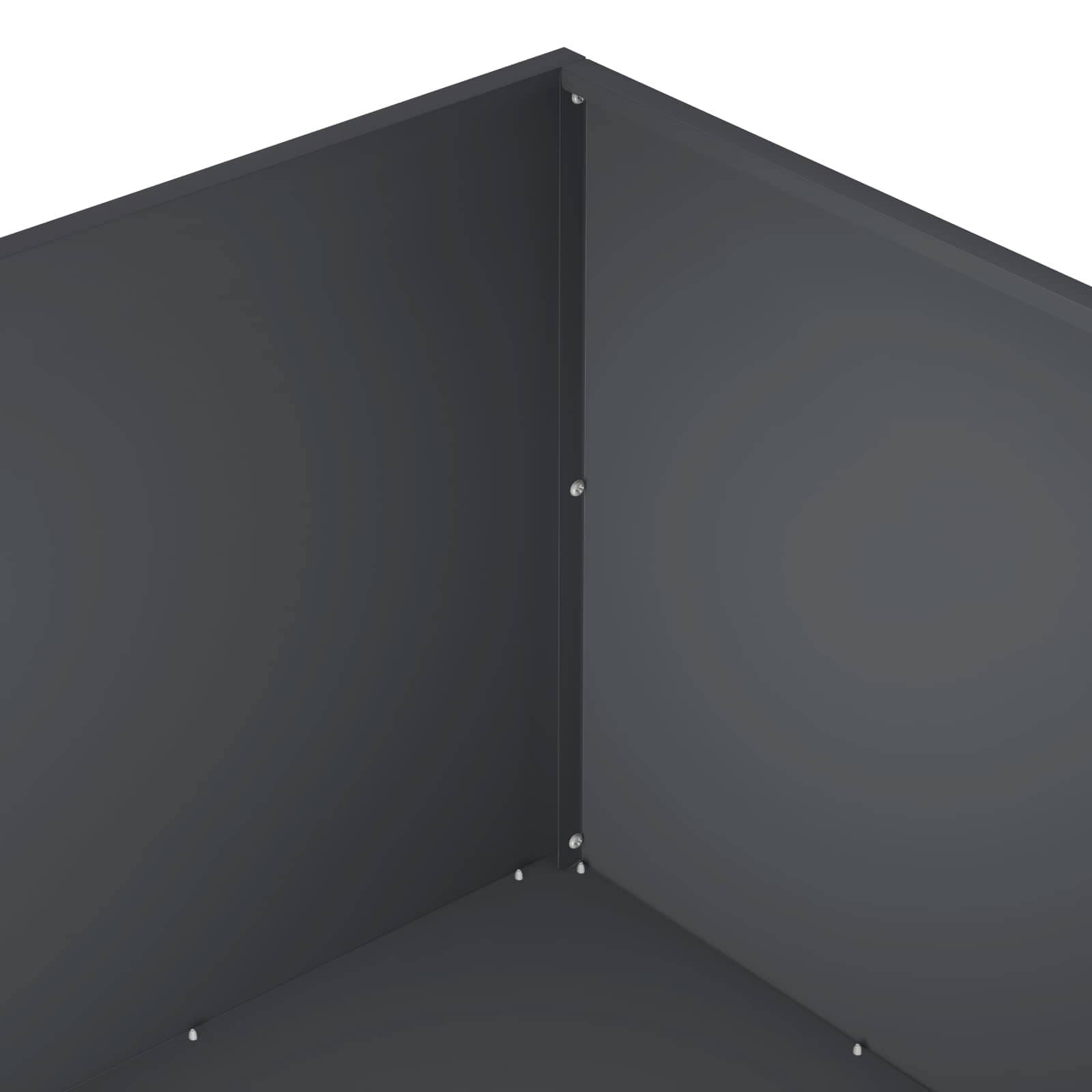 Vidaxl - Cache-pot de jardin 2 pc Anthracite 100 x 100 x 40 cm vidaXL 8005125 - Image 7