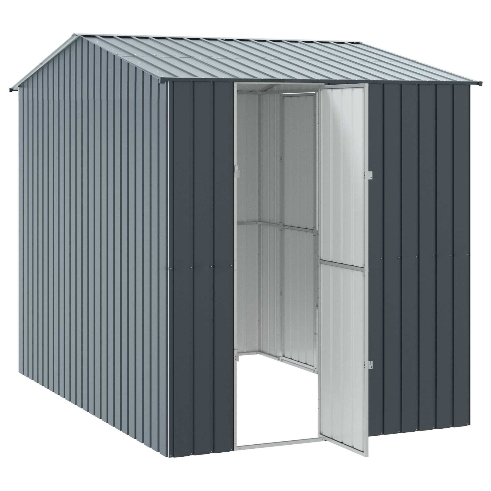 Cage Volière Spacieuse Acier Galvanisé 215x310cm Anthracite - ComfortXL Outdoor Living - Image 2