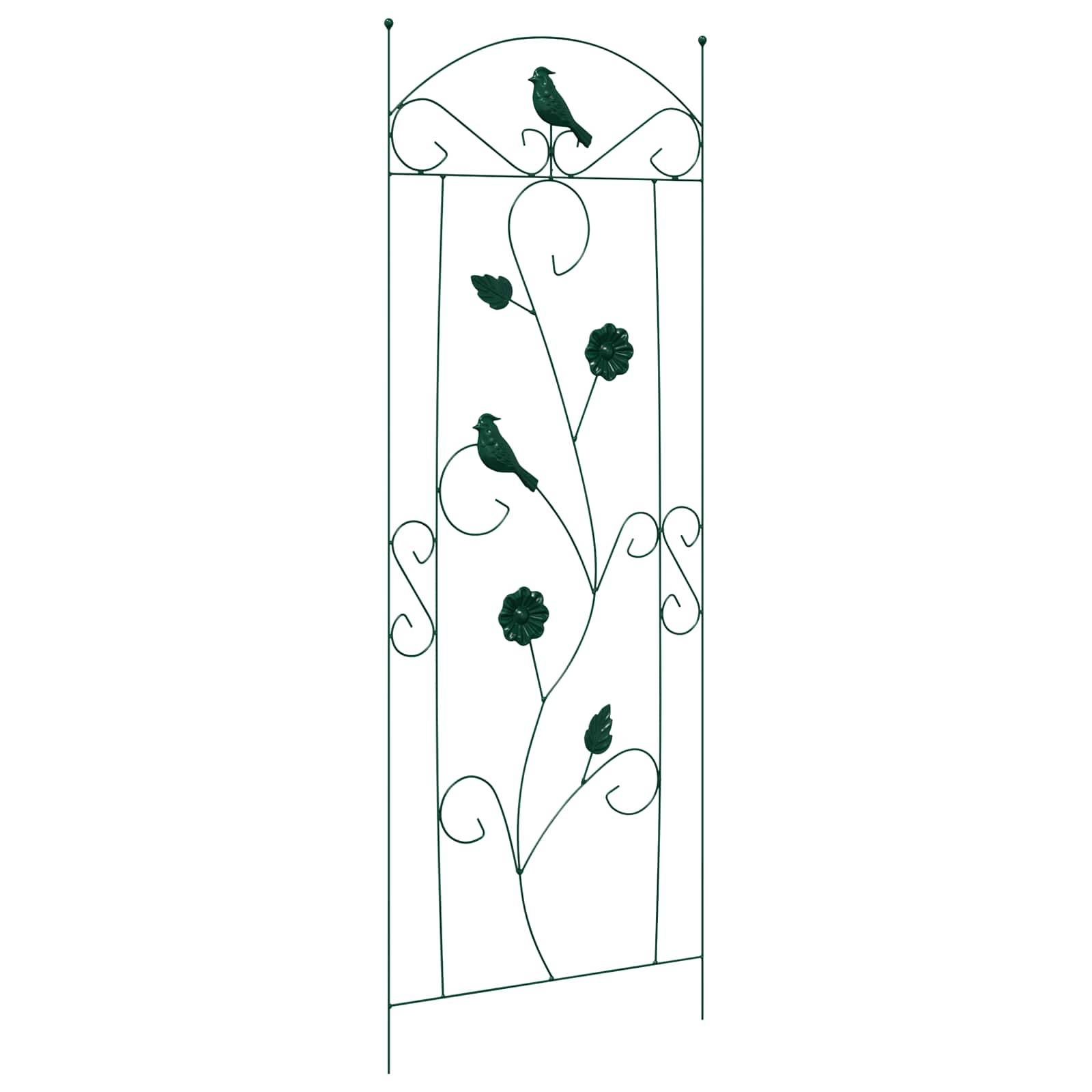 Grille de jardin Acier Vert Lot de 3 Éléments Déco pour Bordure Allée 112x40cm - ComfortXL Outdoor Living - Image 5