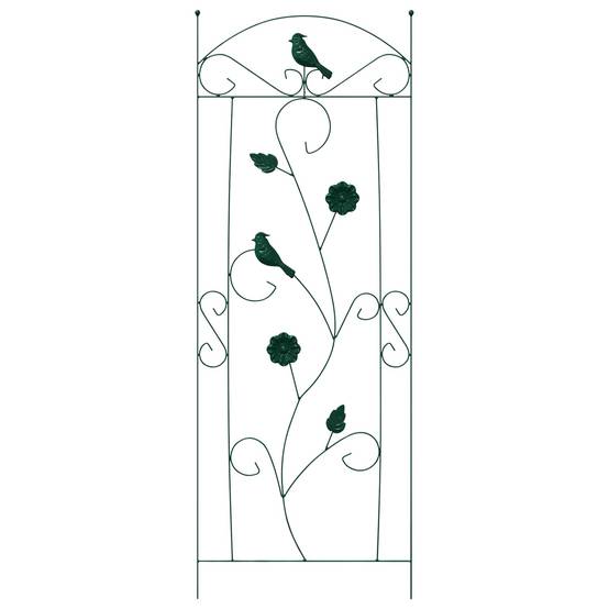 Grille de jardin Acier Vert Lot de 3 Éléments Déco pour Bordure Allée 112x40cm - ComfortXL Outdoor Living - Image 6