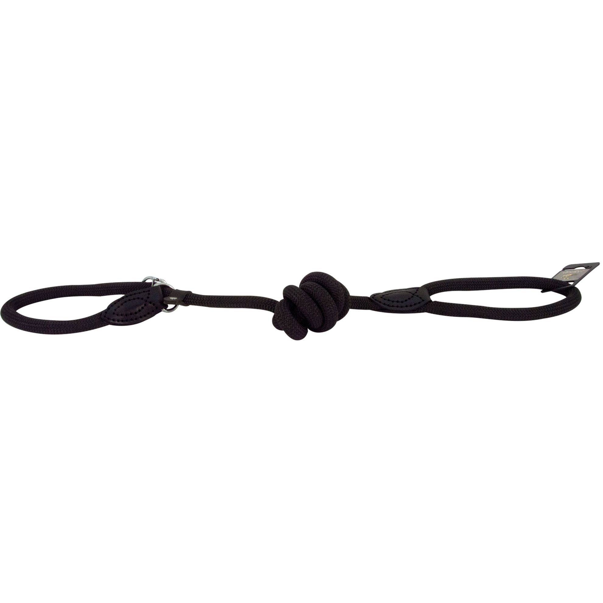 Laisse-lasso corde Run Around noire Taille : T1 DOOGY CLASSIC