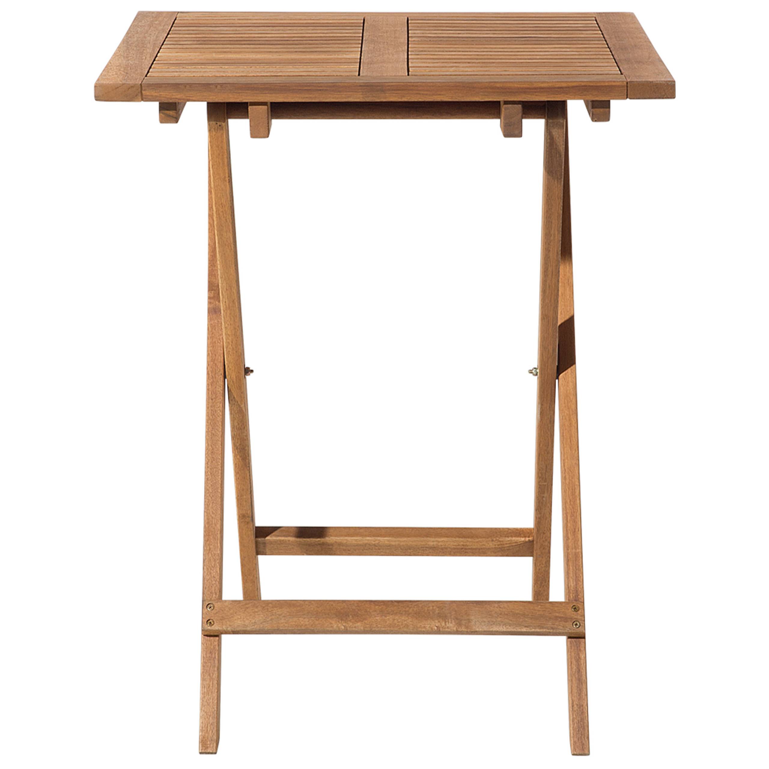 Beliani - Set de bistrot, 2 Personnes Acacia Marron clair FIJI - Beliani - Imagen 6