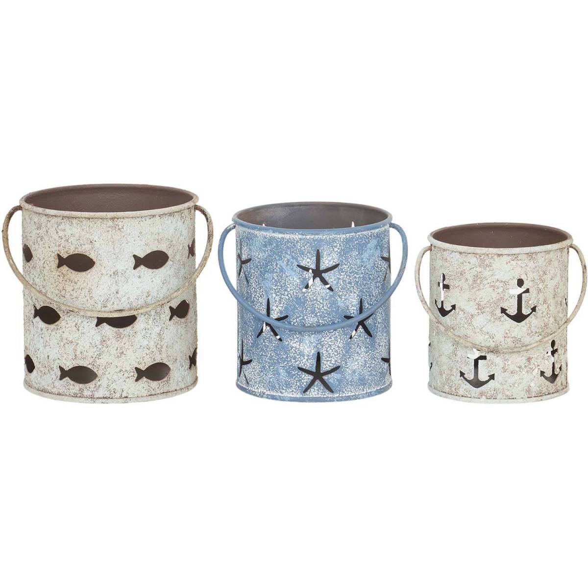 Batela - Bougeoirs en étain 10.5 cm (Lot de 3) Batela - Imagen 1