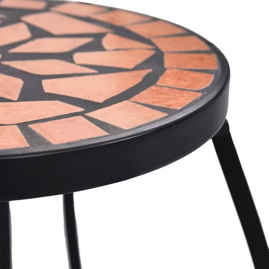 Maison Chic - Table de jardin - Tables mosaïque 3 pcs Terre cuite Céramique HL1093 - Image 7