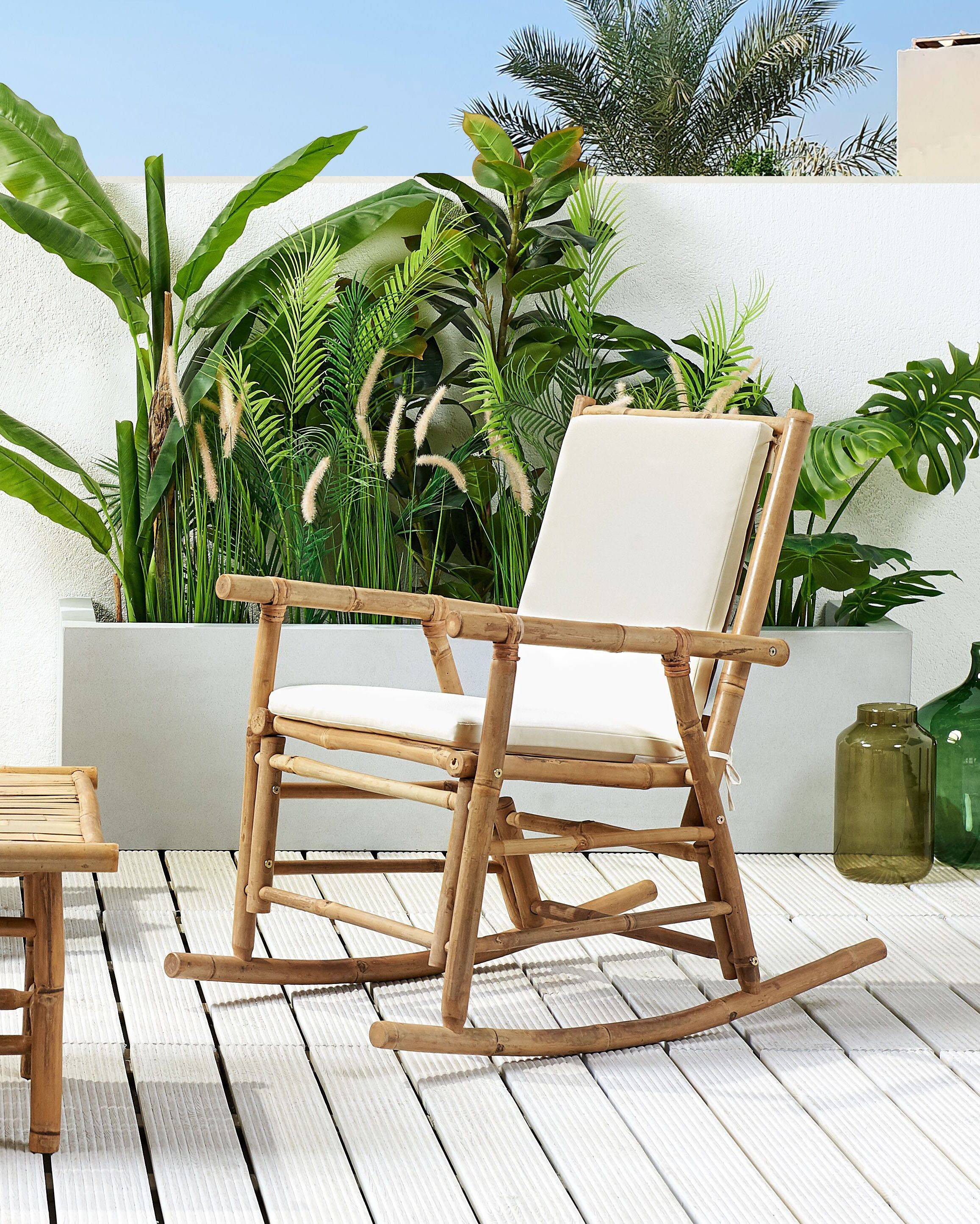 Beliani - Fauteuil Bambou Marron FRIGOLE - Beliani - Imagen 1