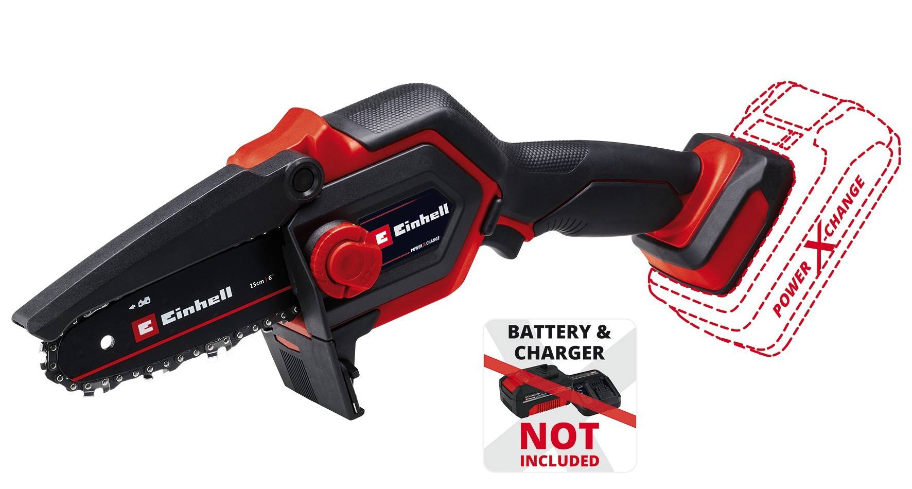 Einhell - Elagueuse à main GE-PS 18/15 Li BL-Solo Einhell - Image 1