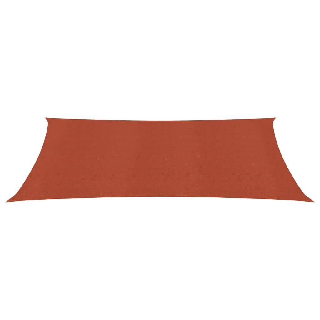 Helloshop26 - Voile d'ombrage 160 g/m² terre cuite 4 x 7 m PEHD - Image 1