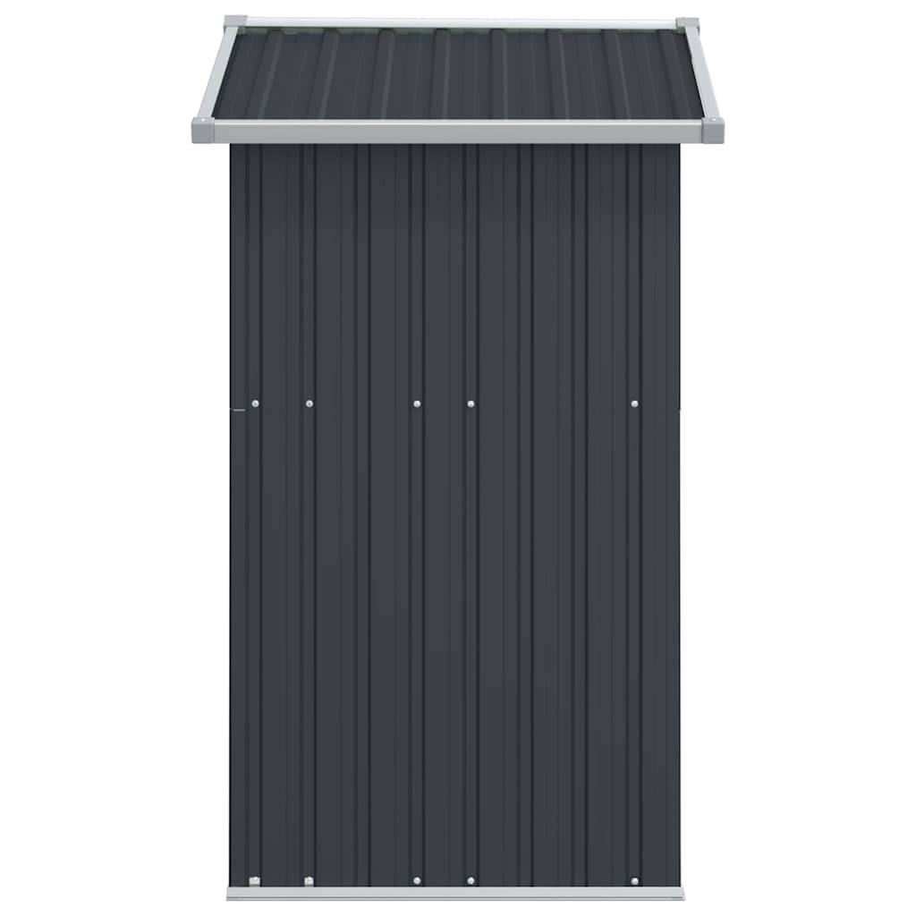 PANGIVO - Abri de jardin avec porte coulissante - Acier galvanisé - Anthracite 126x97,5x177 cm - Surface au sol 1,02m² - PANGIVO - Image 6