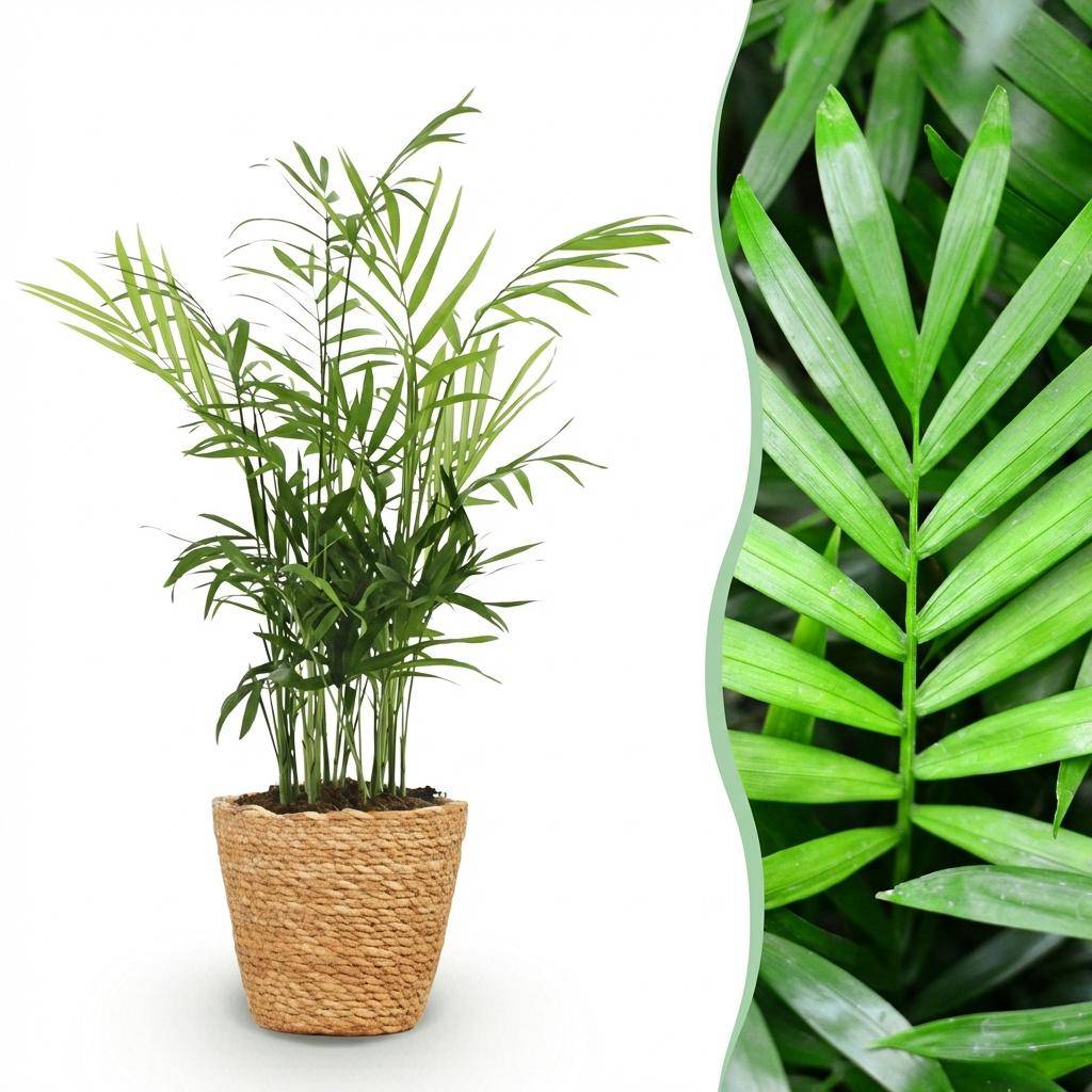 Chamaedorea elegans - Pet-friendly - Pot de 12cm - Hauteur 15cm - 1 plante - Panier - Plantes d'intérieur