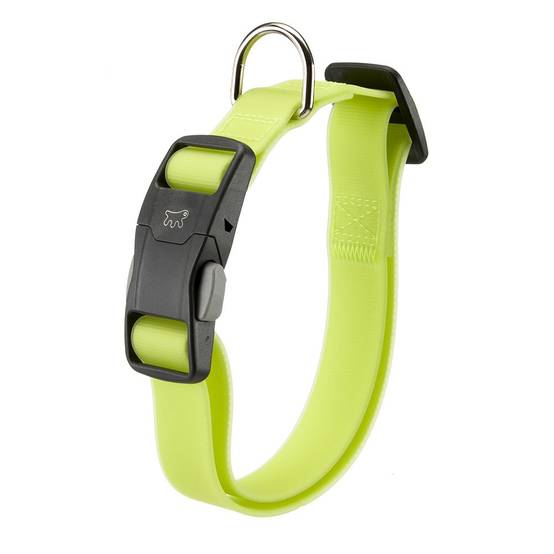 Ferplast - Collier pour Chiens EVOLUTION C16/44 avec Boucle Magnétique, Hypoallergénique, Lavable, Vert - Imagen 1