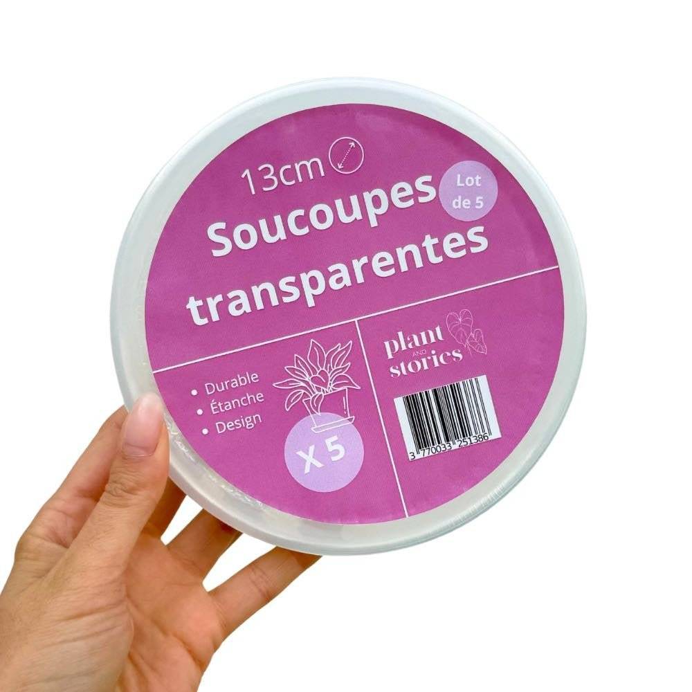 Pack de 50 Soucoupes transparentes pour plantes - Soucoupes rigides - Coupelles pour plantes - Image 8