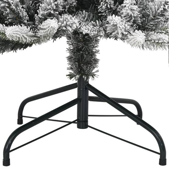 ComfortXL - Sapin de Noël artificiel floqué et lumineux 300 LED Vert 180 cm – ComfortXL Outdoor Living - Image 8