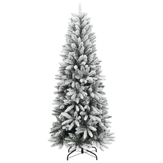 ComfortXL - Sapin de Noël artificiel floqué et lumineux 300 LED Vert 180 cm – ComfortXL Outdoor Living - Image 3
