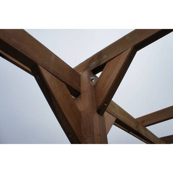 Châlet-Jardin - Carport en bois sans couverture Delahaye 15 m² Chalet & Jardin - Image 6