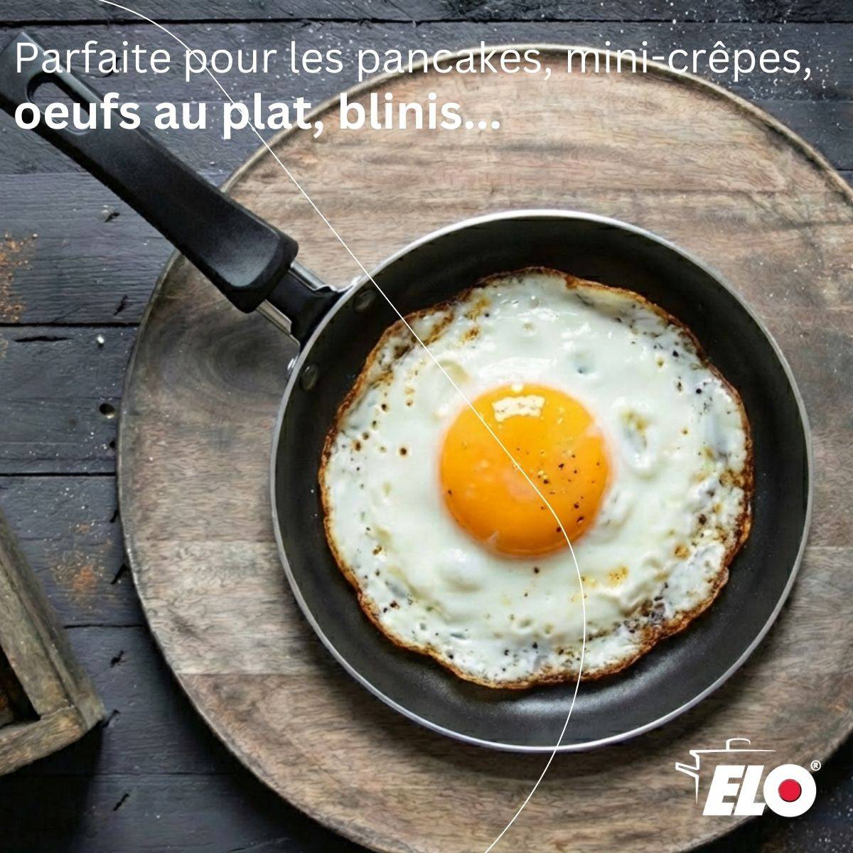 Set de 1 poêle de cuisson 14 cm en aluminium avec 1 ustensiles de cuisine sans PFAS Elo Jewel de luxe - Image 4