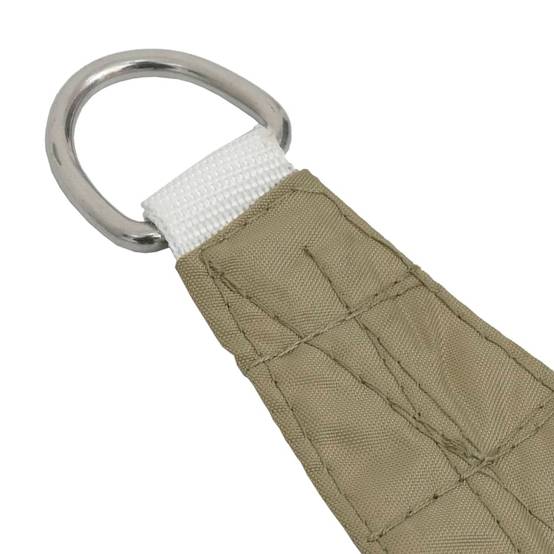 Helloshop26 - Voile d'ombrage parasol tissu oxford trapèze 3/5 x 4 m beige - Imagen 4