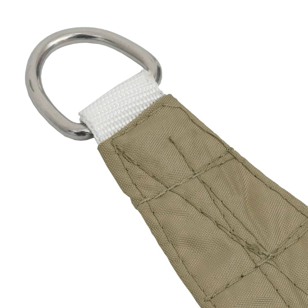 Helloshop26 - Voile d'ombrage parasol tissu oxford trapèze 3/5 x 4 m beige - Imagen 4