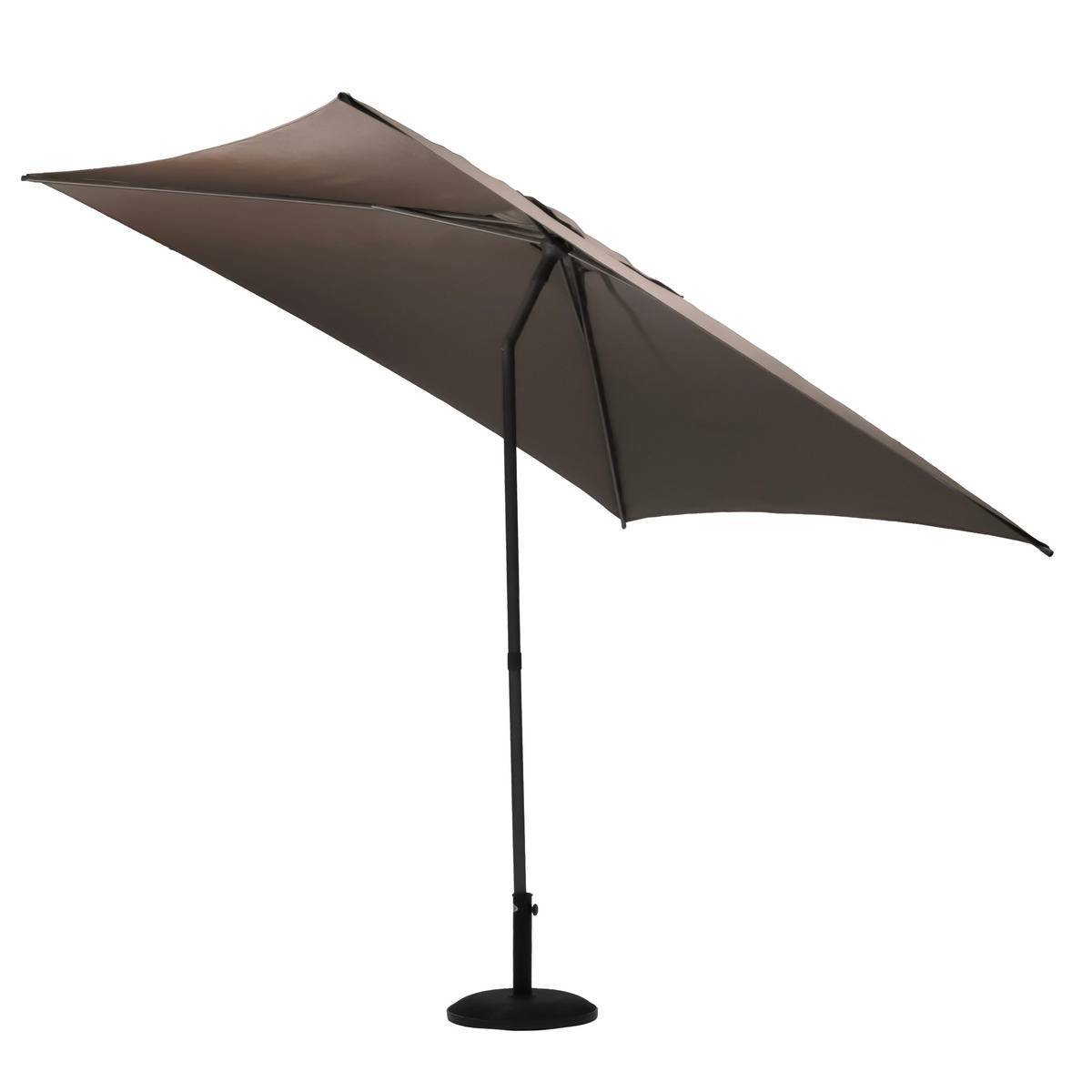 Hesperide - Parasol droit carré "Soya" taupe D2,5x2,5m en acier Hespéride - Imagen 4