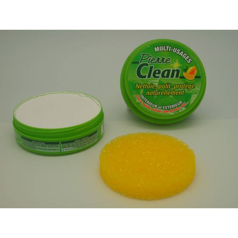 Pierre Clean | Nettoyant Alternative au Bicarbonate de soude | Lot de 2 | Avec Eponge Magique - VENTEO - Image 4