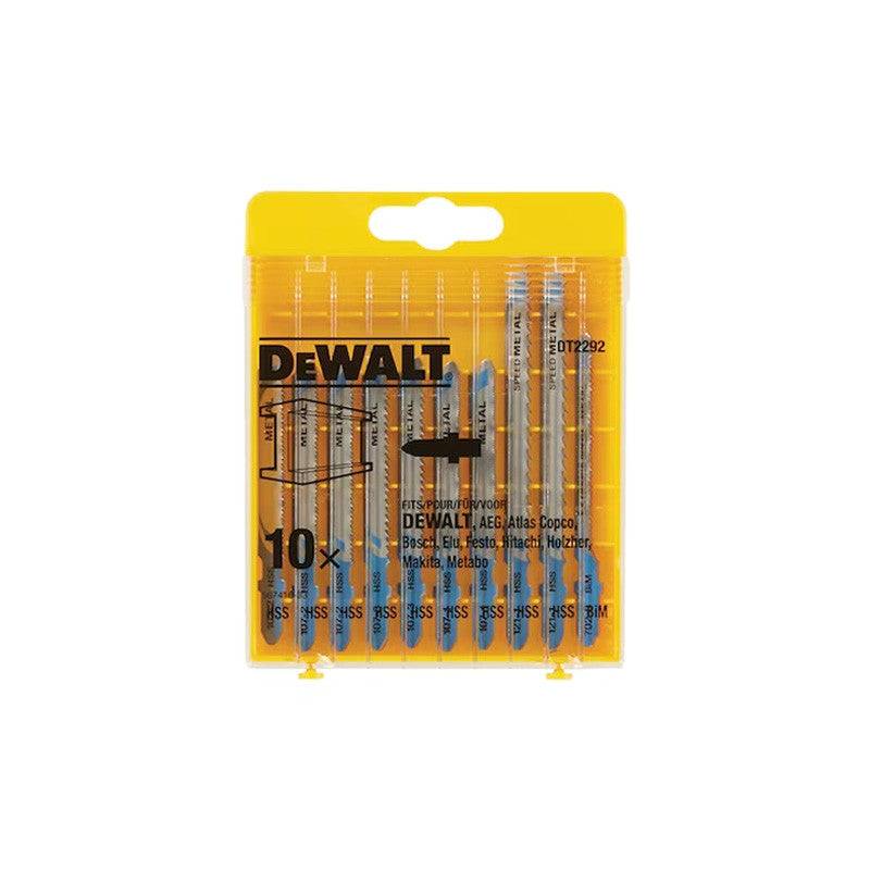 Dewalt - Coffret de 10 lames de scie sauteuse métal DEWALT DT2292-QZ Attache en T Dewalt - Imagen 2
