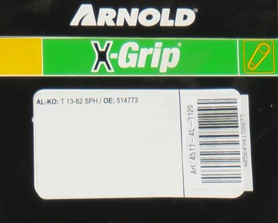 Arnold - Courroie trapézoïdale X-Grip V de type 4L1120 Arnold - Imagen 3