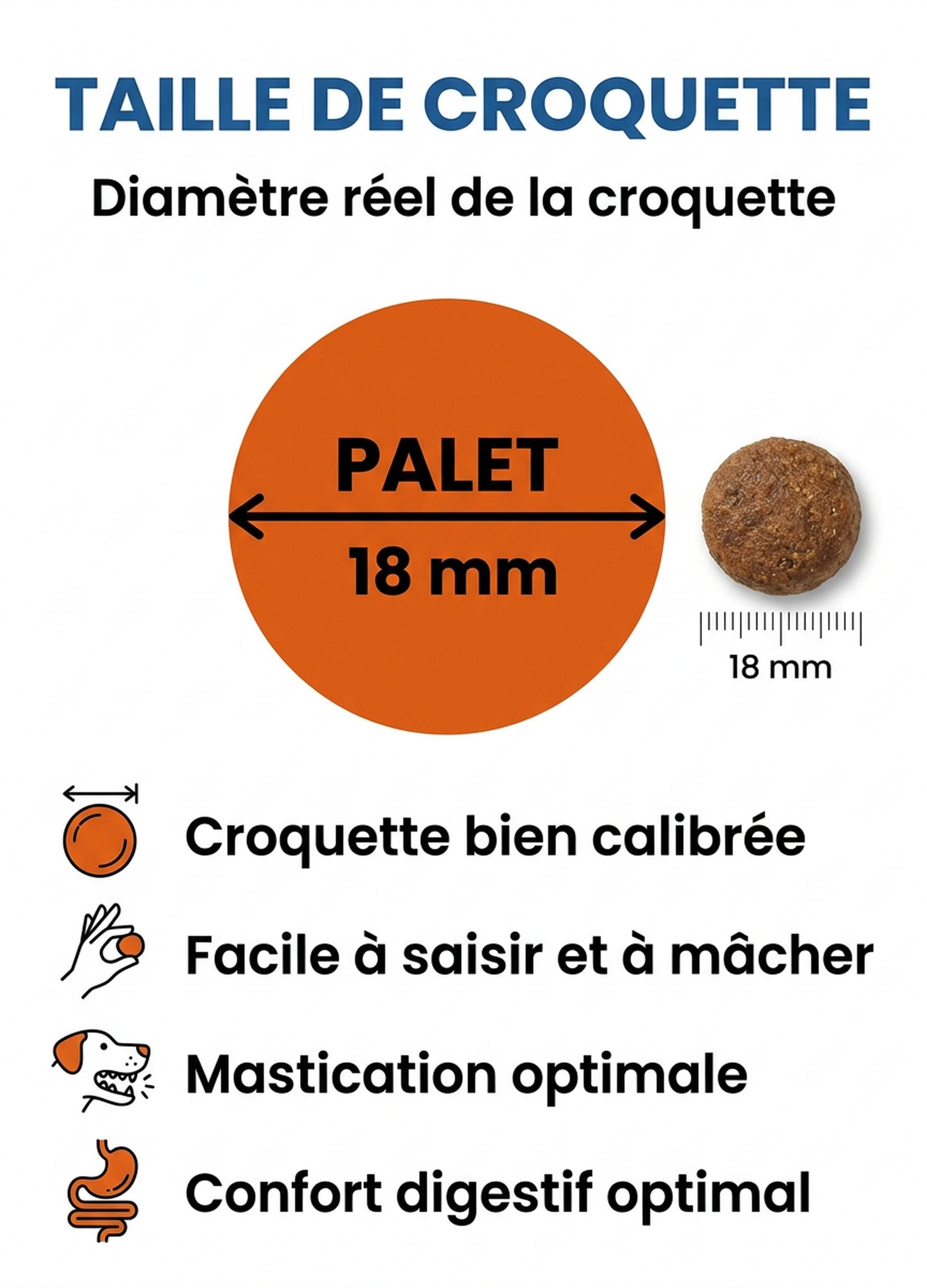 France Croquettes - France Croquettes Croquettes pour chien adulte Royal Agneau Maxi - 18 kg - Image 4