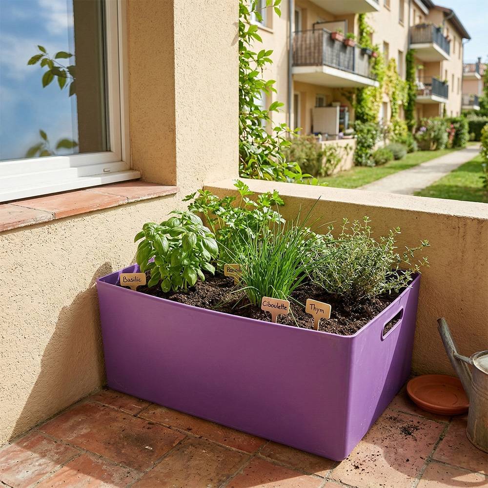 Bac de manutention et plantation 34l-plast'up rotomoulage - Imagen 2