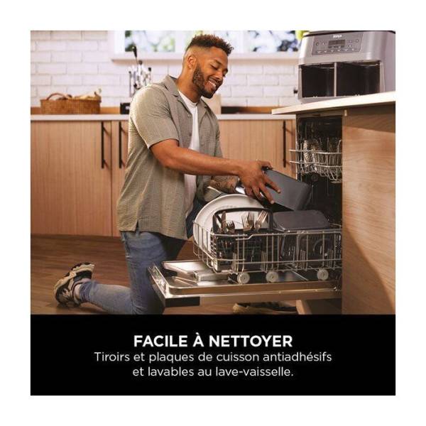Friteuse Electrique  sans huile NINJA - Foodi MAX DualZone - 7,6L - DZ300EU - Image 3