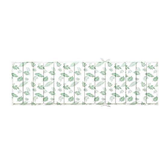 PANGIVO - Coussin de chaise longue tissu oxford motif feuilles 200 x 70 x 4 cm - PANGIVO - Image 5