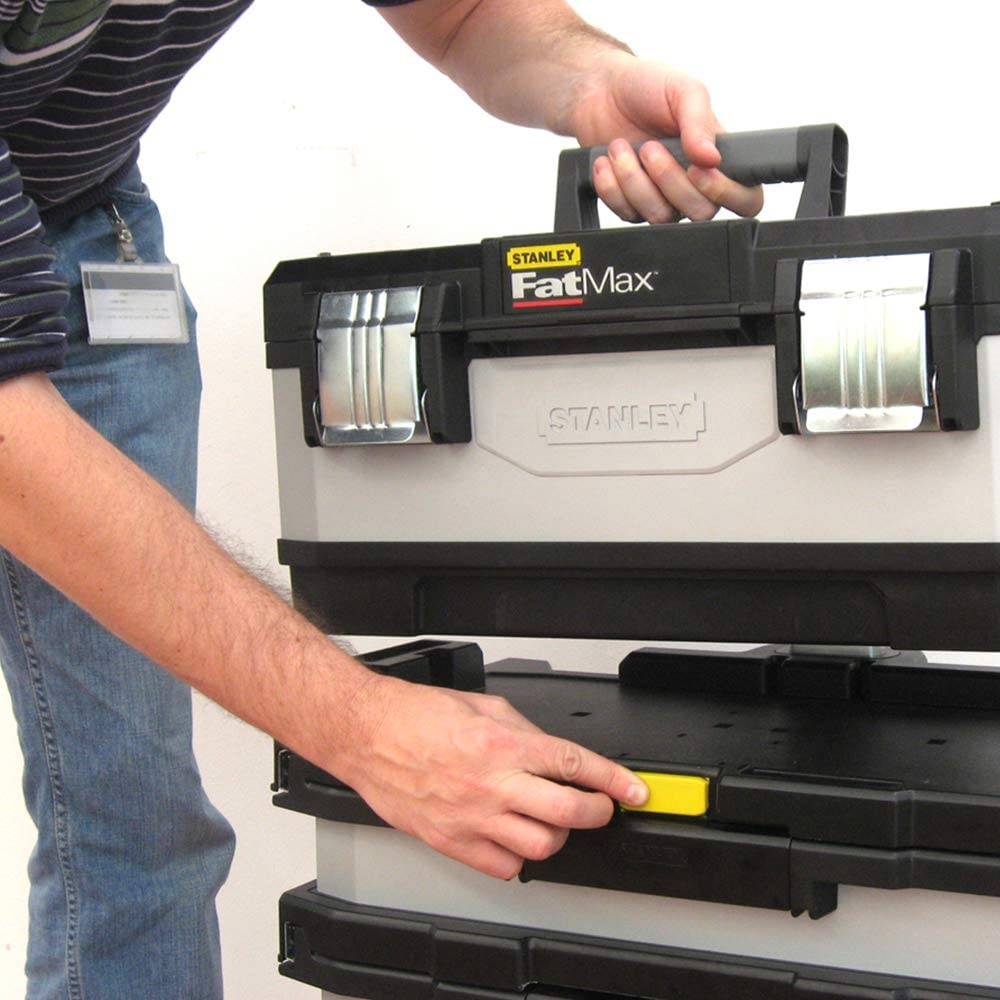 stanley - STANLEY Servante d’atelier 63L bimatière sur roulettes FatMax - Image 5