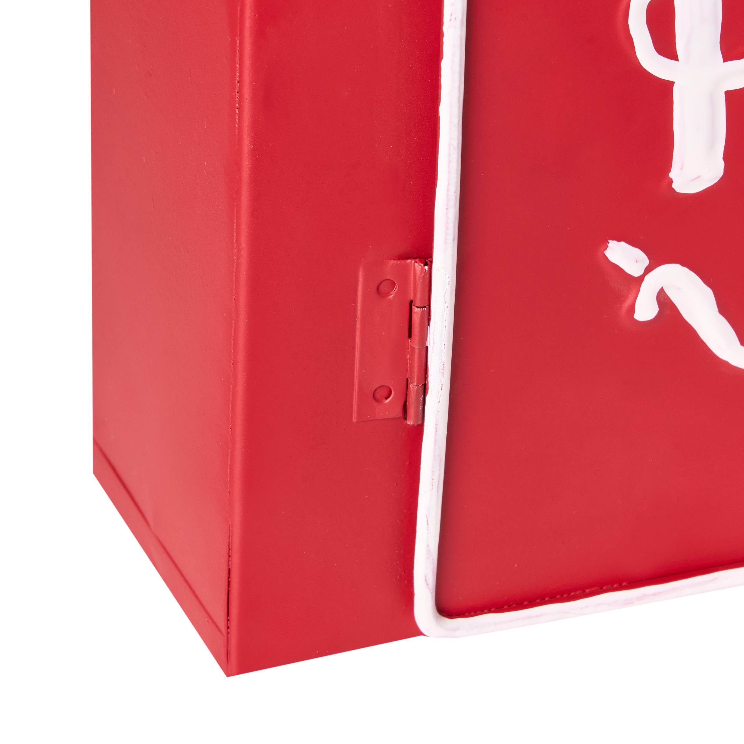 Beliani - Boîte aux lettres Métal Rouge ESPOO - 7x30- Beliani - Image 9