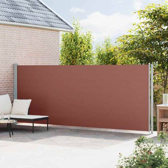 Store banne | Auvent latéral rétractable de patio 180x600 cm Marron Maison Chic - Image 3