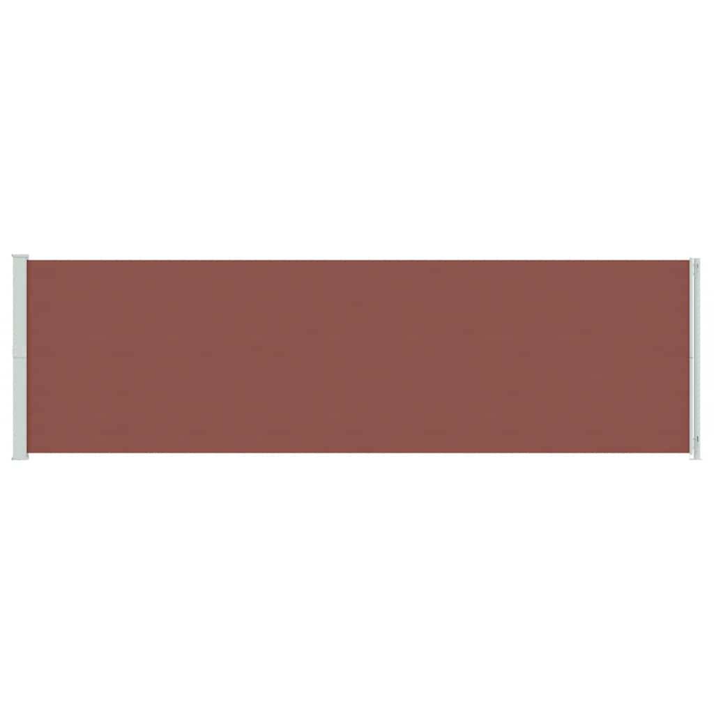 Store banne | Auvent latéral rétractable de patio 180x600 cm Marron Maison Chic - Image 4