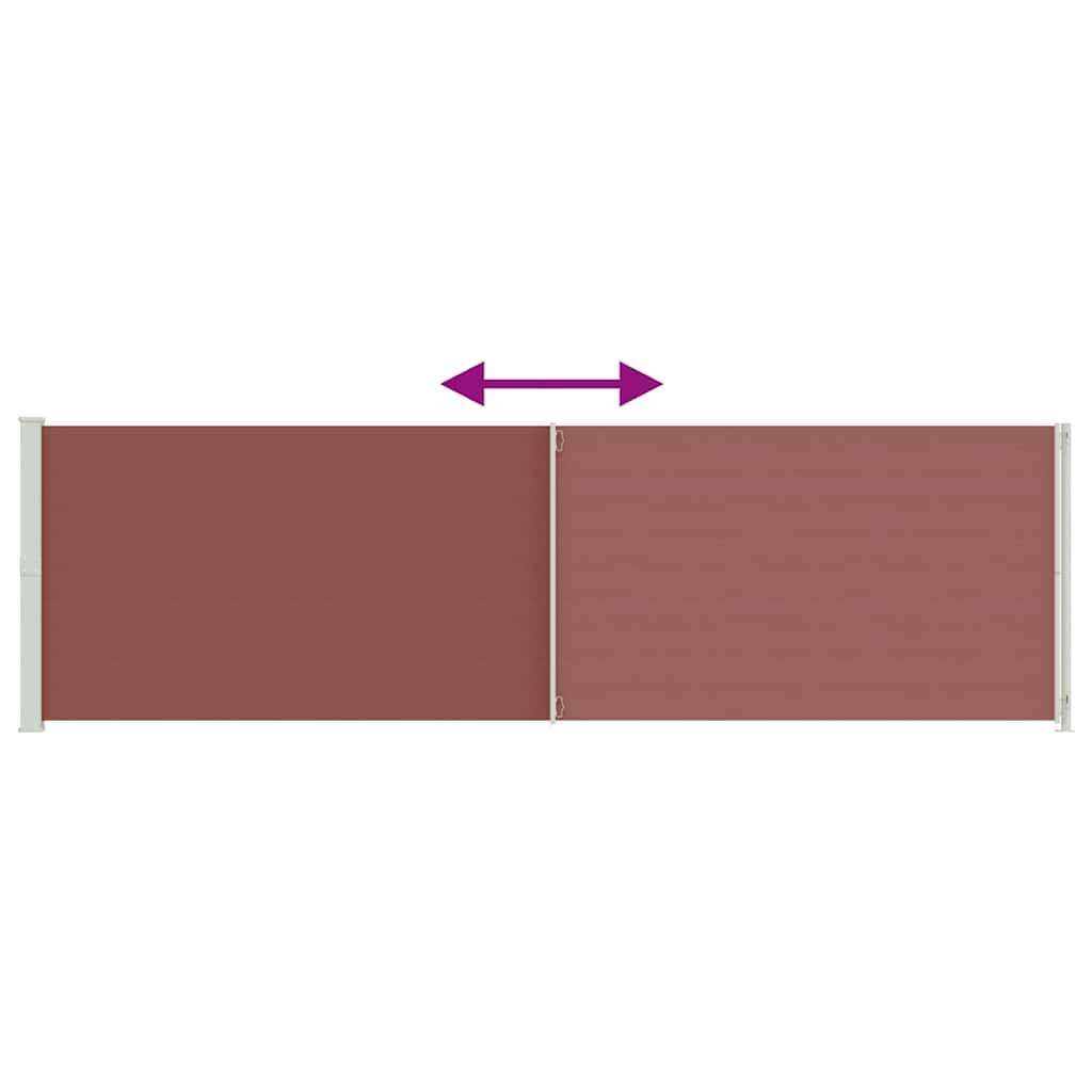Store banne | Auvent latéral rétractable de patio 180x600 cm Marron Maison Chic - Image 7