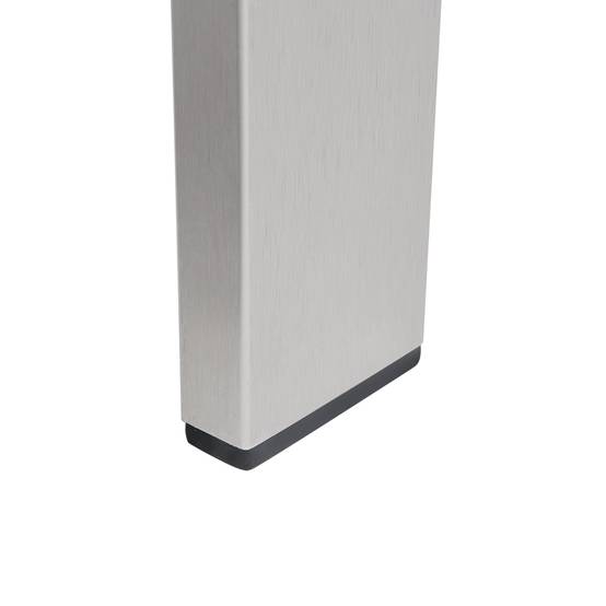 Beliani - Fauteuil Aluminium Gris clair SALERNO - Beliani - Image 9