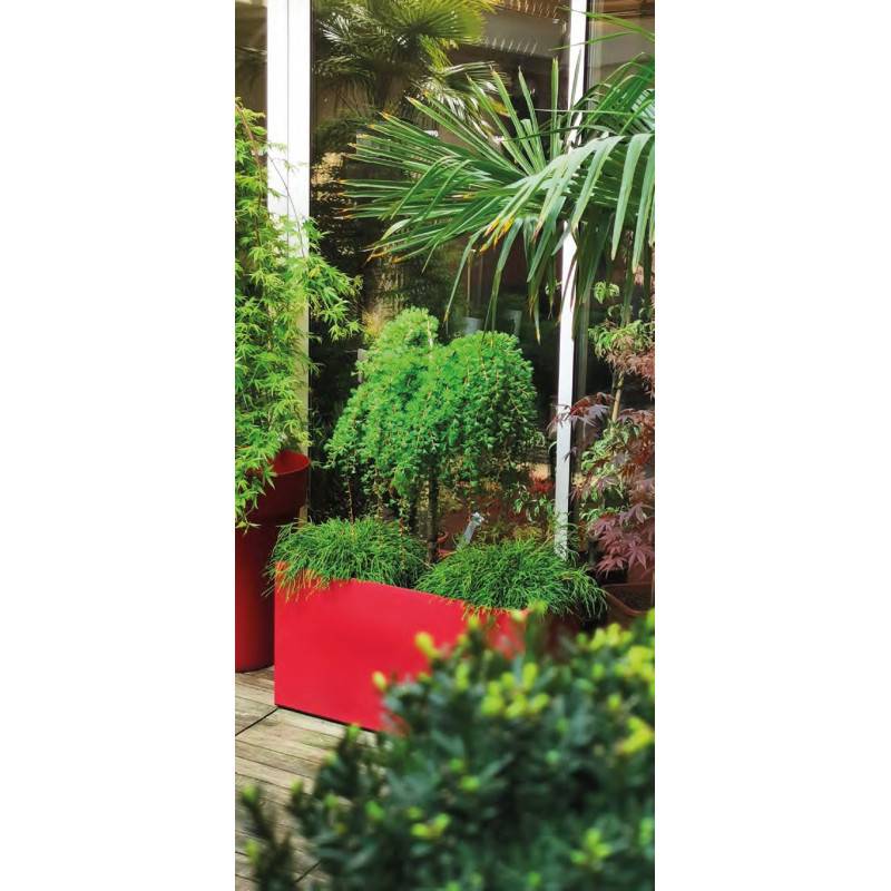 Riviera - Bac A Fleurs Granit - 60x30 Cm - Rouge - Image 3