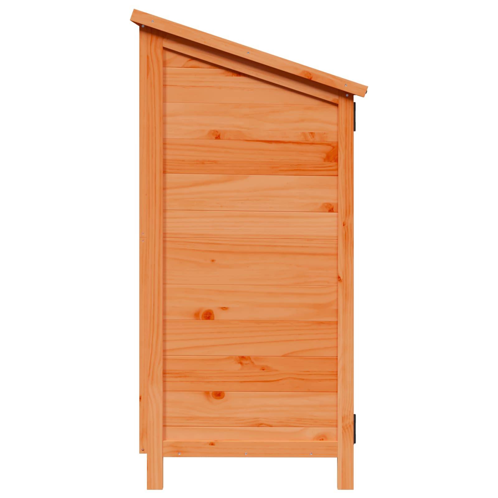 Vidaxl - Abri de jardin Marron 106 x 56 x 113,5 cm Bois de Sapin Massif 0.6m² vidaXL 42033443 - Image 7