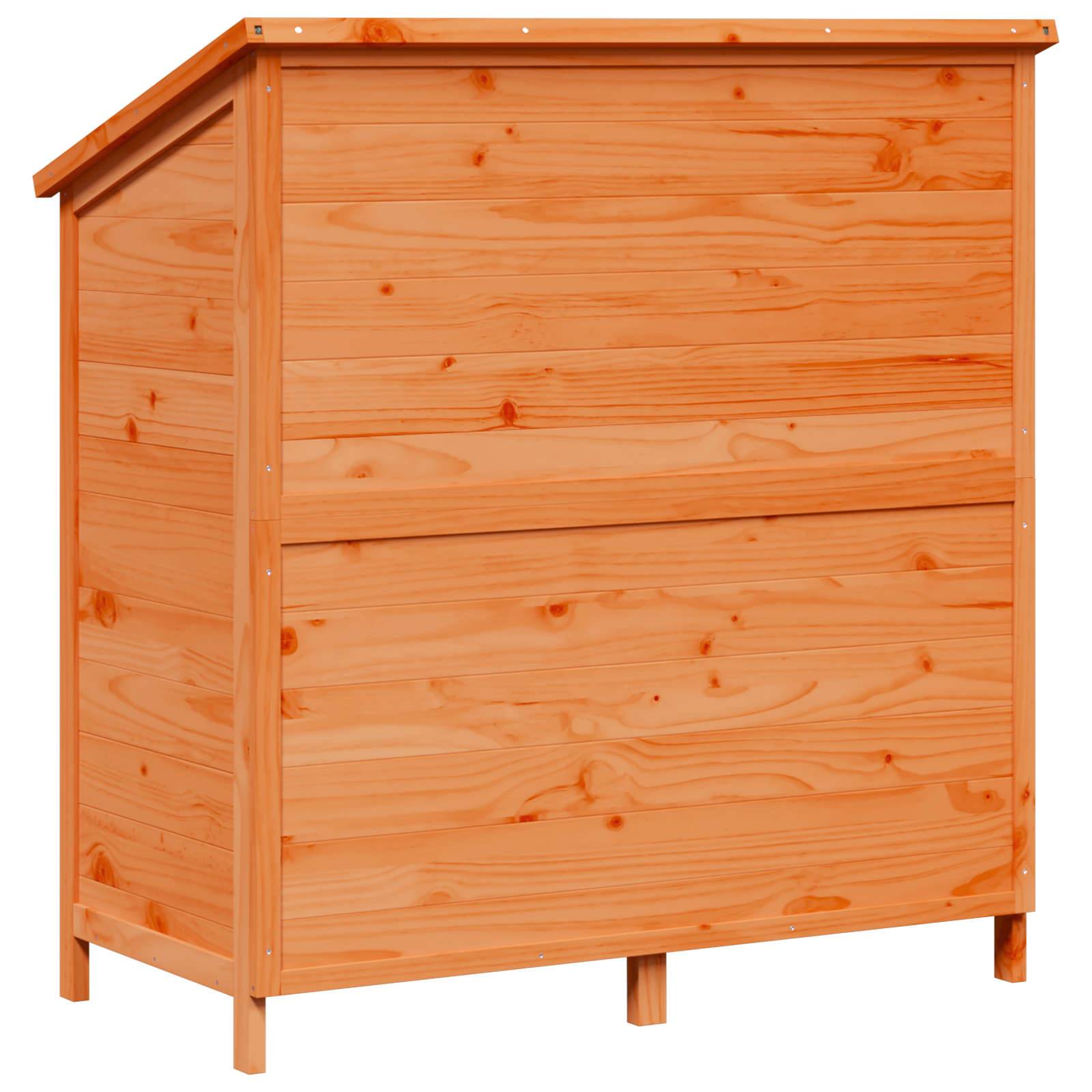 Vidaxl - Abri de jardin Marron 106 x 56 x 113,5 cm Bois de Sapin Massif 0.6m² vidaXL 42033443 - Image 8