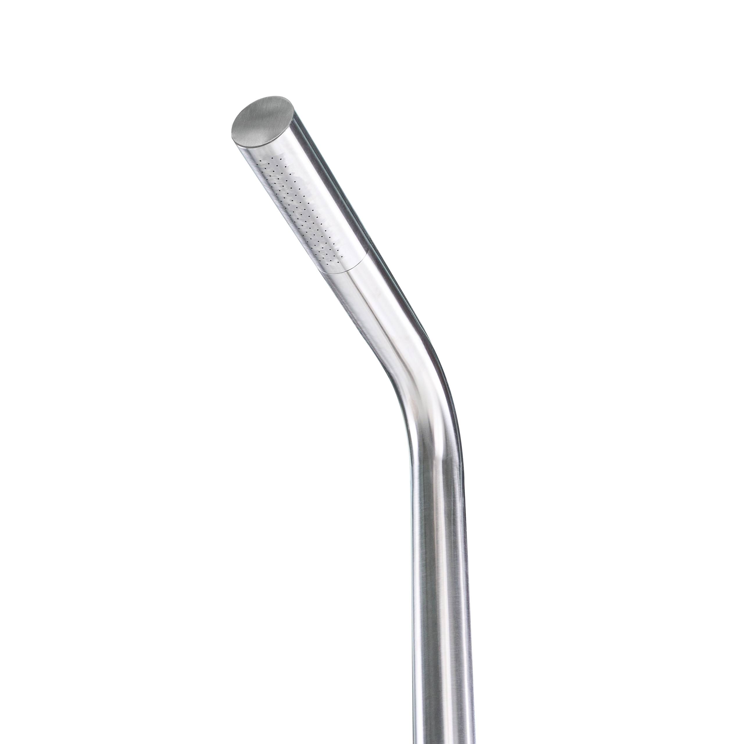 Beliani - Douche d'extérieur Acier inox Argenté SORAPATA - 57x17x230- Beliani - Image 5