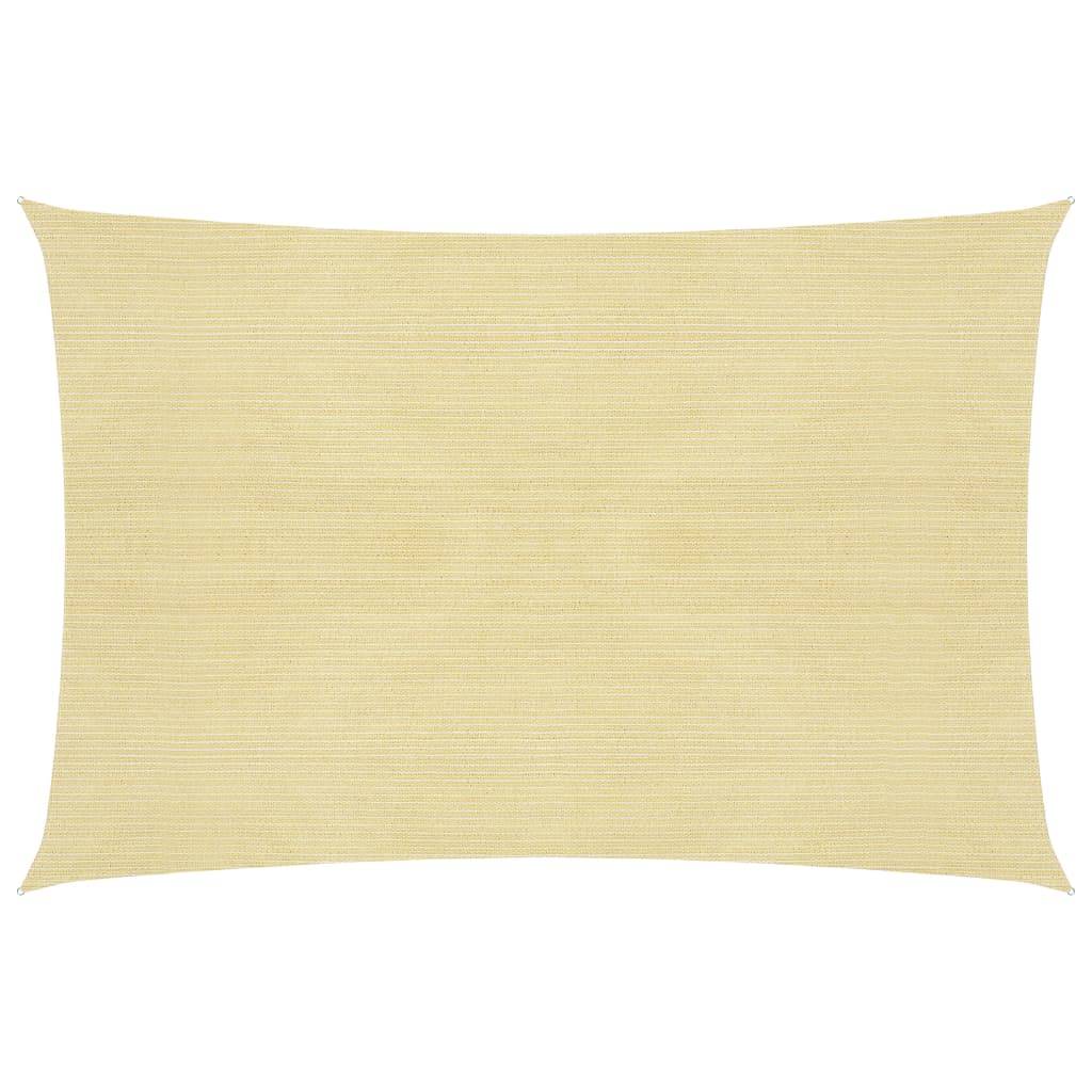 Helloshop26 - Voile d'ombrage 160 g/m² 6 x 7 m pehd beige - Imagen 1