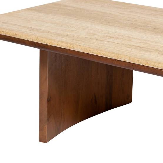 Table Basse en Bois "Jivan" 120cm Marron - Image 2