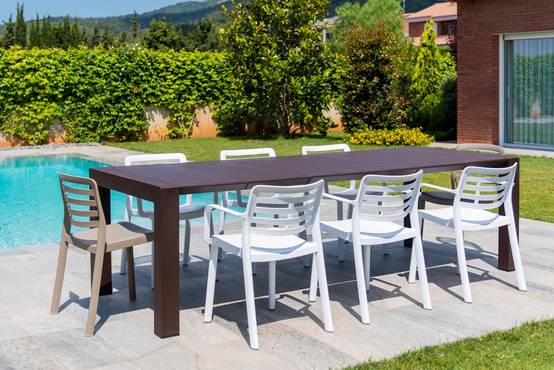 Garbar - Fauteuils Wind garbar plastique blanc (Lot de 2) - Image 7