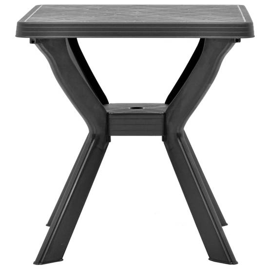 ComfortXL - Table Carrée d'Extérieur 70 cm Anthracite, Style Bistrot Moderne et Stable – ComfortXL Outdoor Living - Image 2