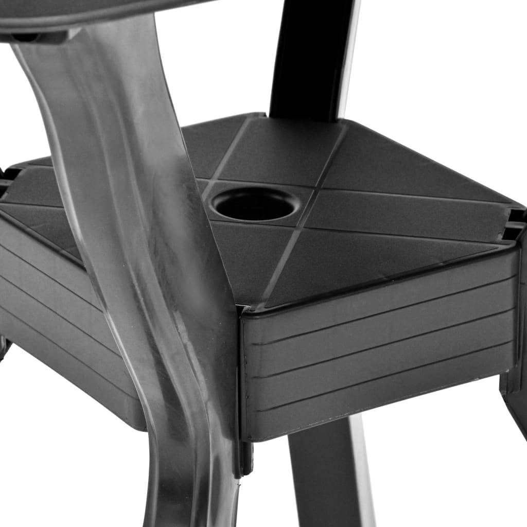 ComfortXL - Table Carrée d'Extérieur 70 cm Anthracite, Style Bistrot Moderne et Stable – ComfortXL Outdoor Living - Image 5