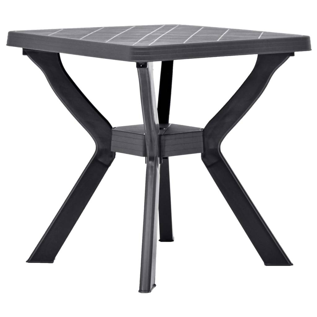 ComfortXL - Table Carrée d'Extérieur 70 cm Anthracite, Style Bistrot Moderne et Stable – ComfortXL Outdoor Living - Image 1