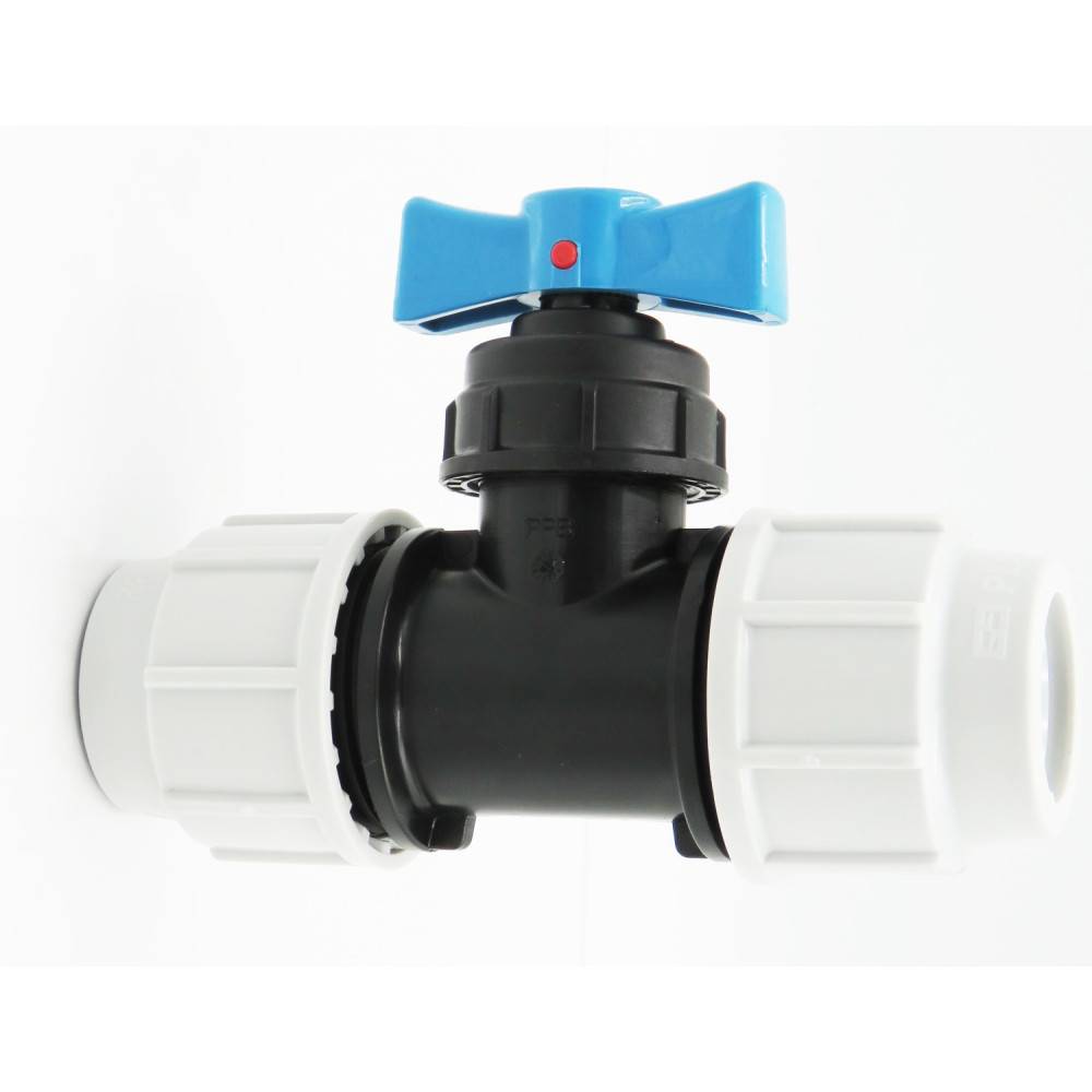 Robinet Vanne à soupape Ø 32 mm, raccordement rapide - Imagen 2